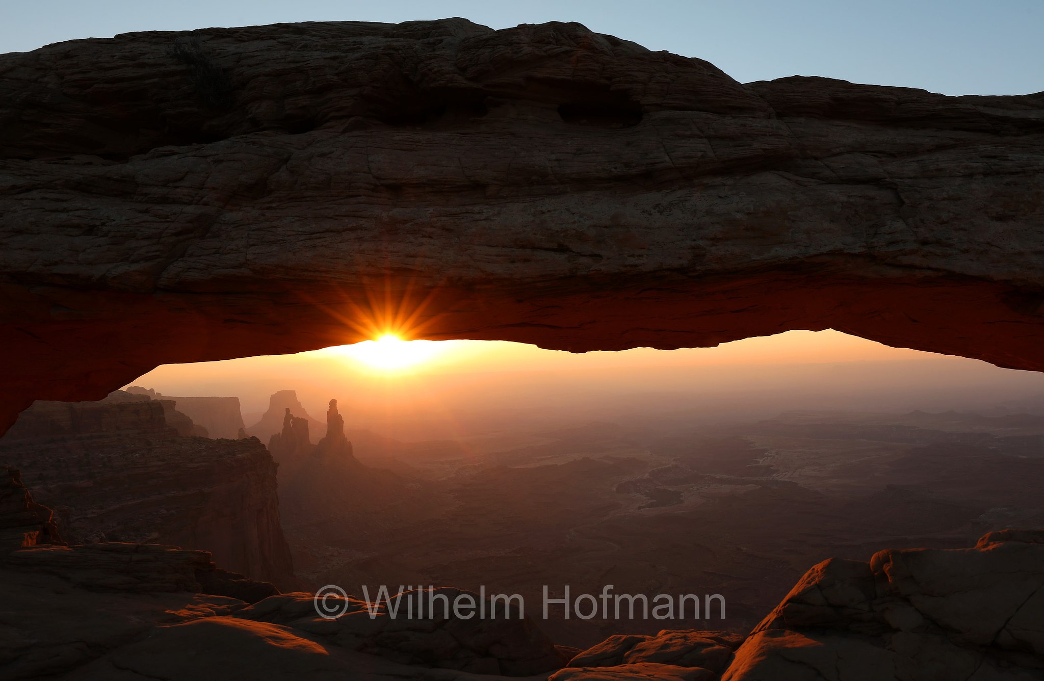 Mesa Arch, Canyonlands National Park, Canyonlands-Nationalpark, Parco nazionale delle Canyonlands, Utah, USA