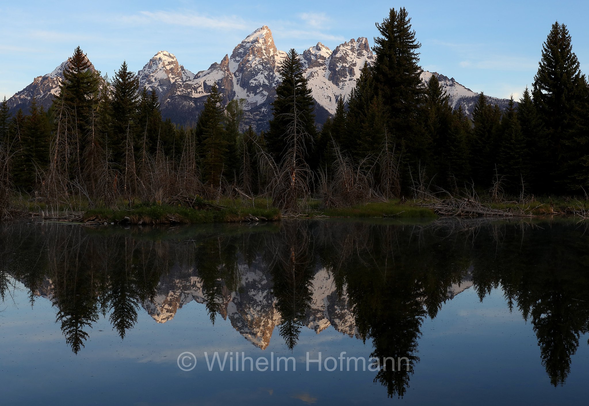 Schwabachers Landing, Teton Range, Snake River, Grand Teton National Park, Grand-Teton-Nationalpark, parco nazionale del Grand Teton, Wyoming, USA