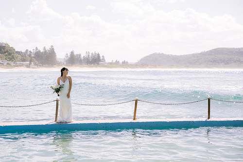 Wedding Photo at Palm Beach Whale Beach