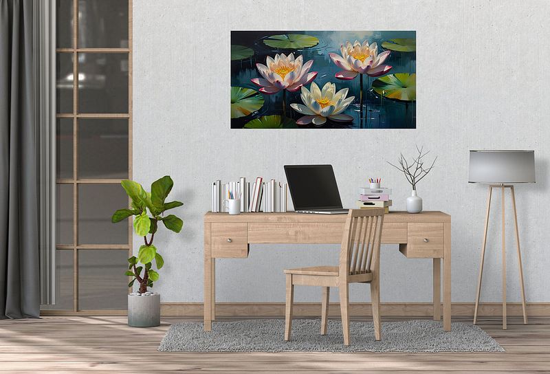 Water Lilies Painting: Inspired by Claude Monet’s Masterpiece