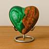 Heart Shape Small Wood Keepsake Urn | Wood mixed with Epoxy Resin