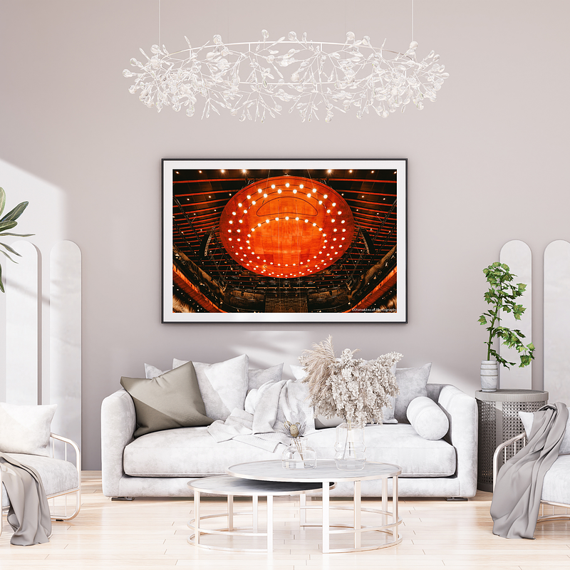 COLLECTION - URBAN GEOMETRY HORIZONTAL - "Glowing Sphere" - LIMITED EDITION 10 of 10