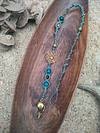 Macrame bird skull removable hair jewelry