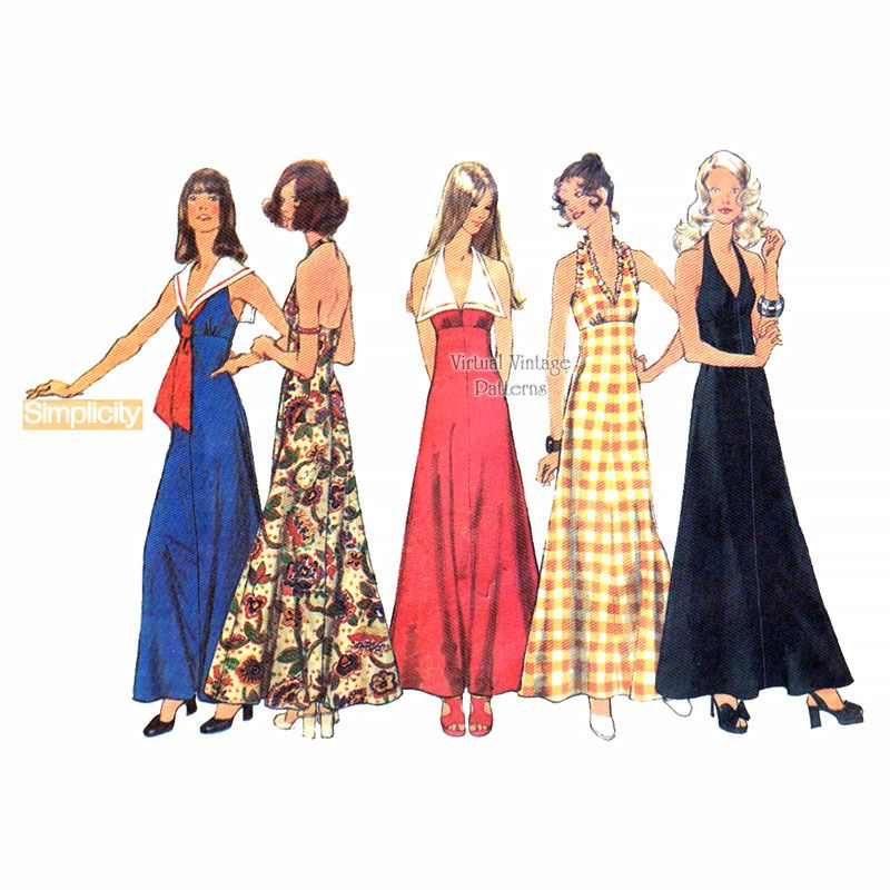 halter maxi dress pattern How to make a halter dress {easy sewing tutorial!}