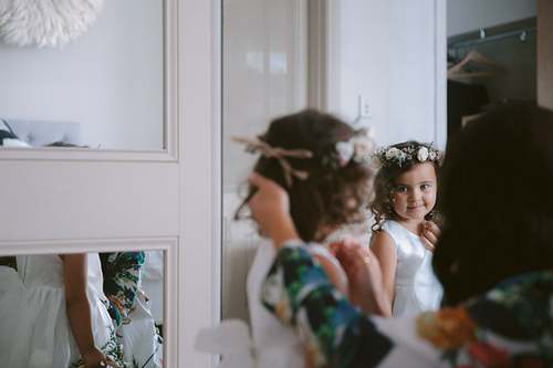 Bride Getting Ready