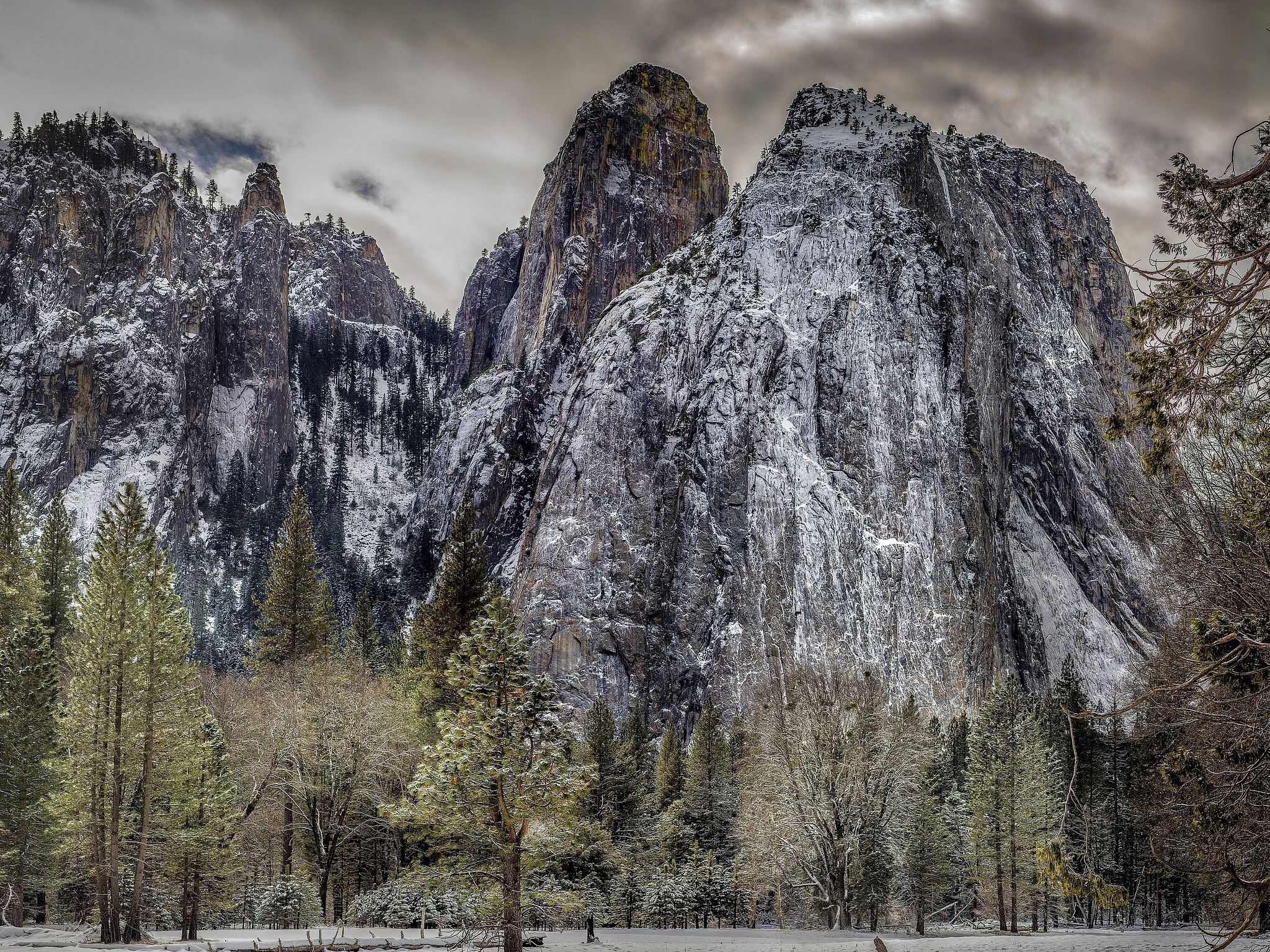 Cathedral Spires in Yosemite - California
