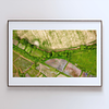 THE ONE - AERIAL PRINTS - "Framed Fields" - LIMITED EDITION 5 of 5