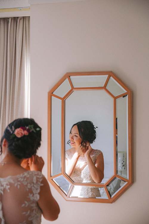 Bride Getting Ready