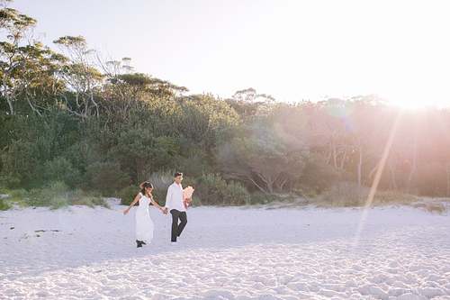 Engagement Portraits at Chinamans Beach Jervis Bay
