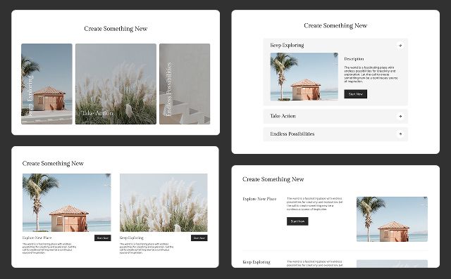 Drag-and-drop content blocks