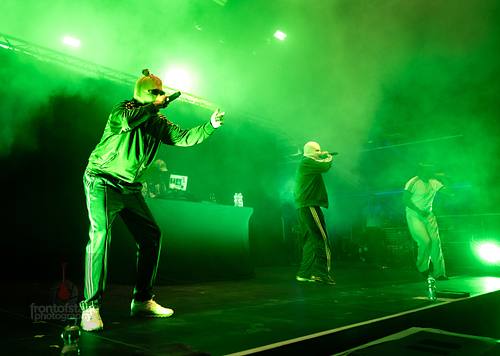 Die deutsche Rap-Band TIEFBASSKOMMANDO auf dem 25. Campus Open Air in Wismar 2025.