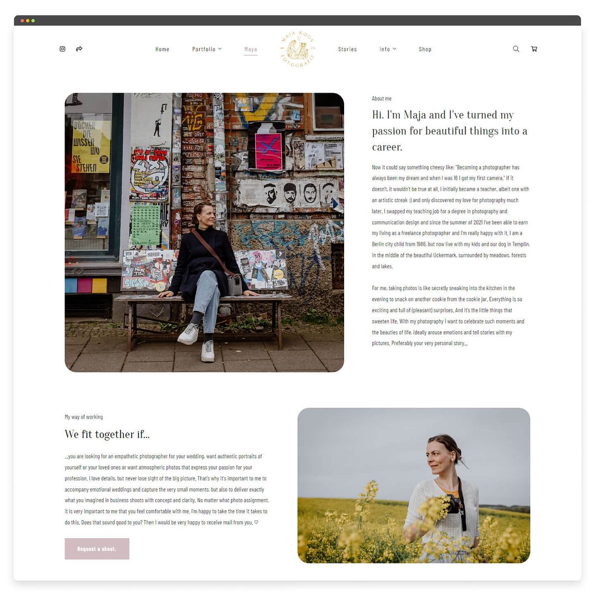 Fotografenportfolio van Maja Koos