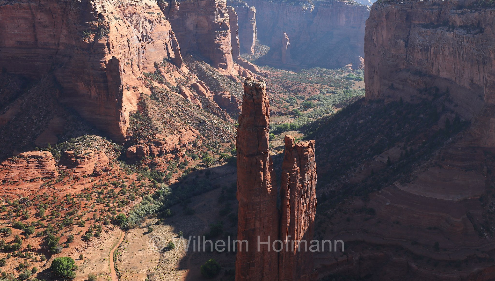 Spider Rock, Canyon de Chelly, Canyon de Chelly National Monument, Arizona, USA