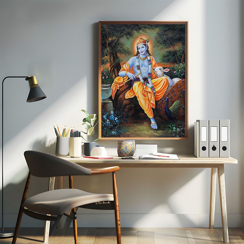 Krishna’s Tranquil Moment