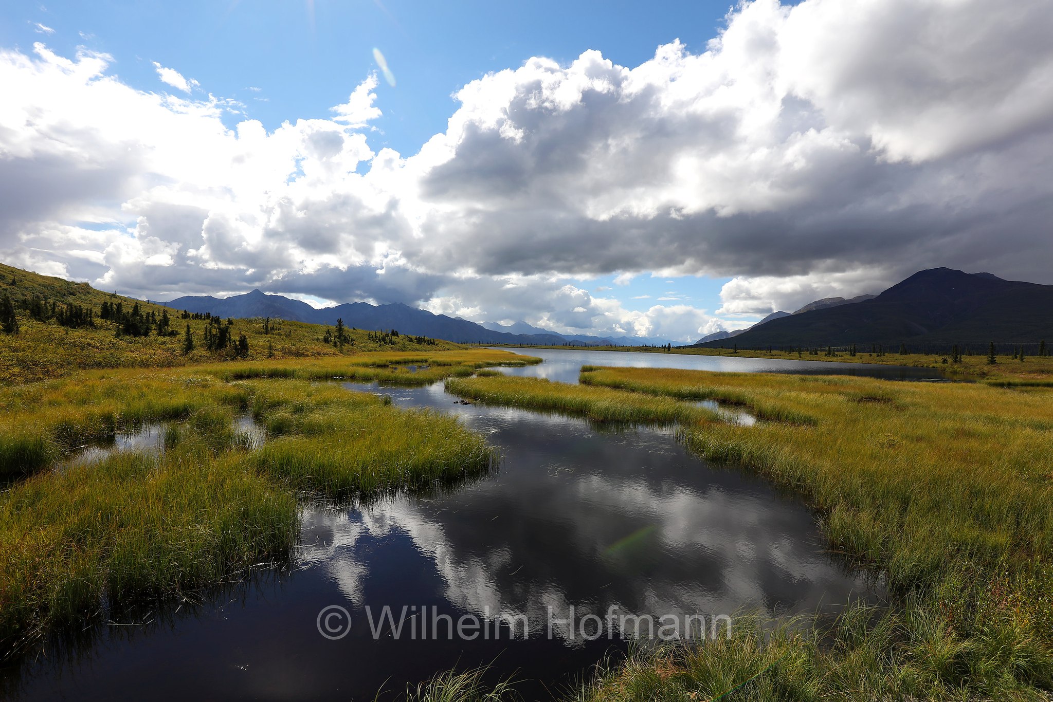Knob Lake, Matanuska-Susitna Valley, Mat-Su, Alaska, USA