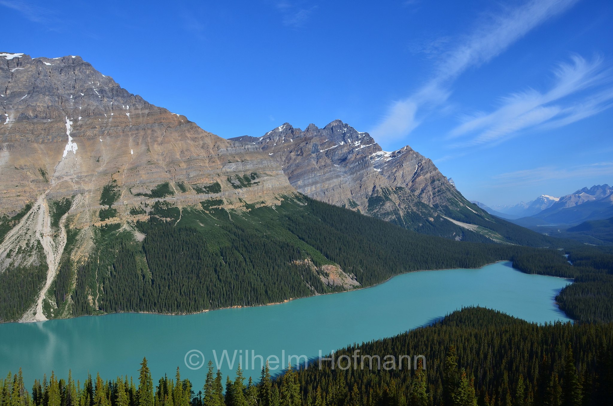 Peyto Lake, Lago Peyto, Banff National Park, Banff-Nationalpark, Parco nazionale Banff, Alberta, Canada, Kanada