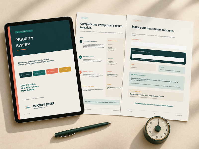 Priority Sweep: Free 20-Minute Prioritization Exercise