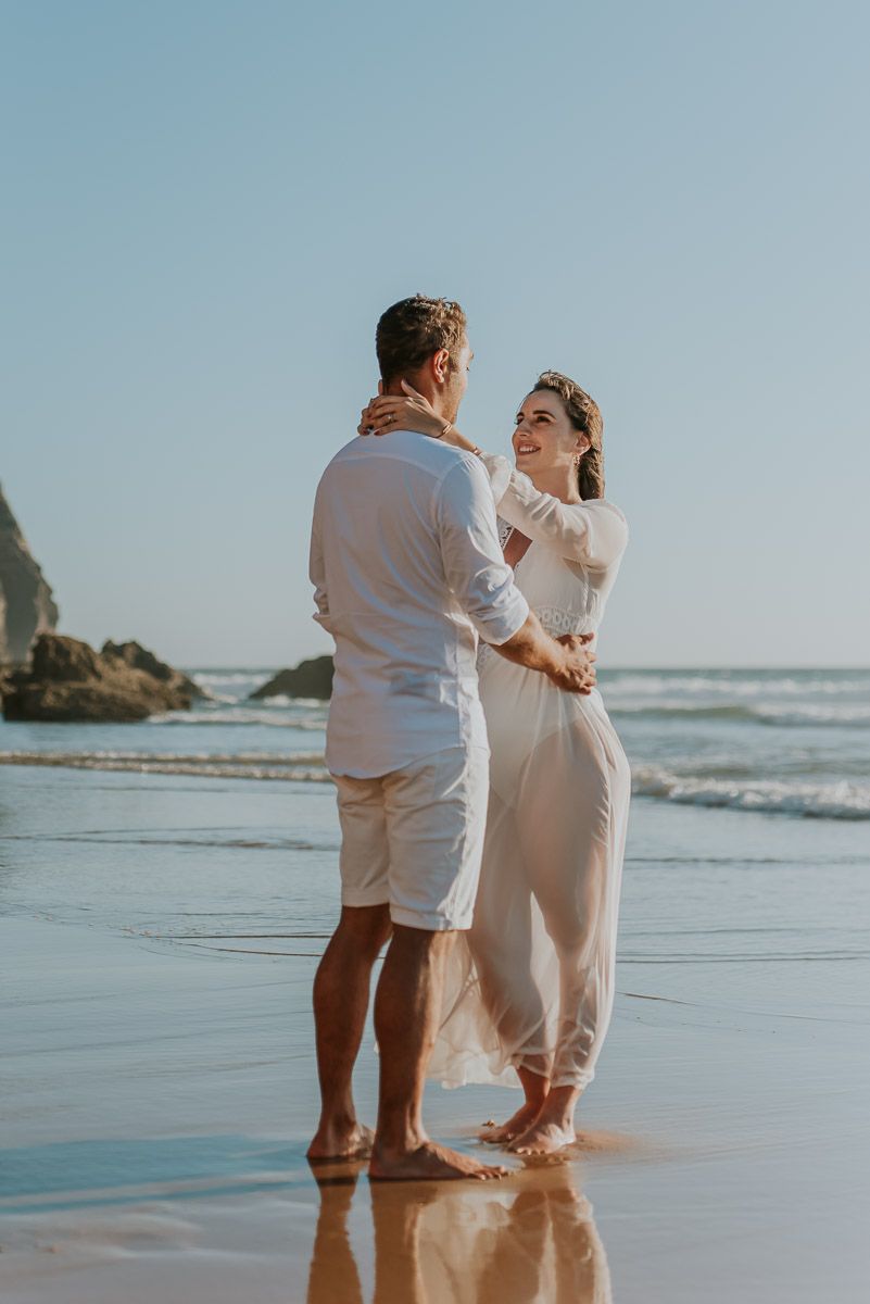 Sessao fotografica de casal no Algarve - retrato ao ar livre