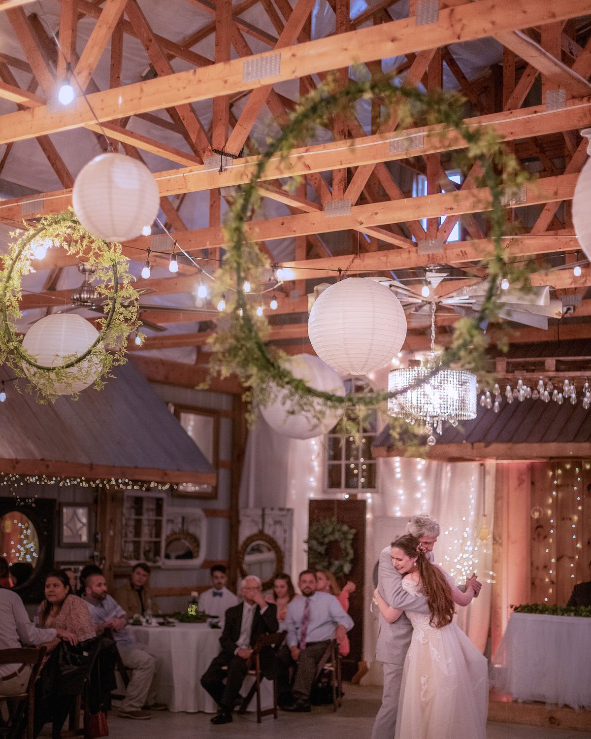 father, daughter dance at chickberry farm at laurel, delaware by windsweptphotodesign