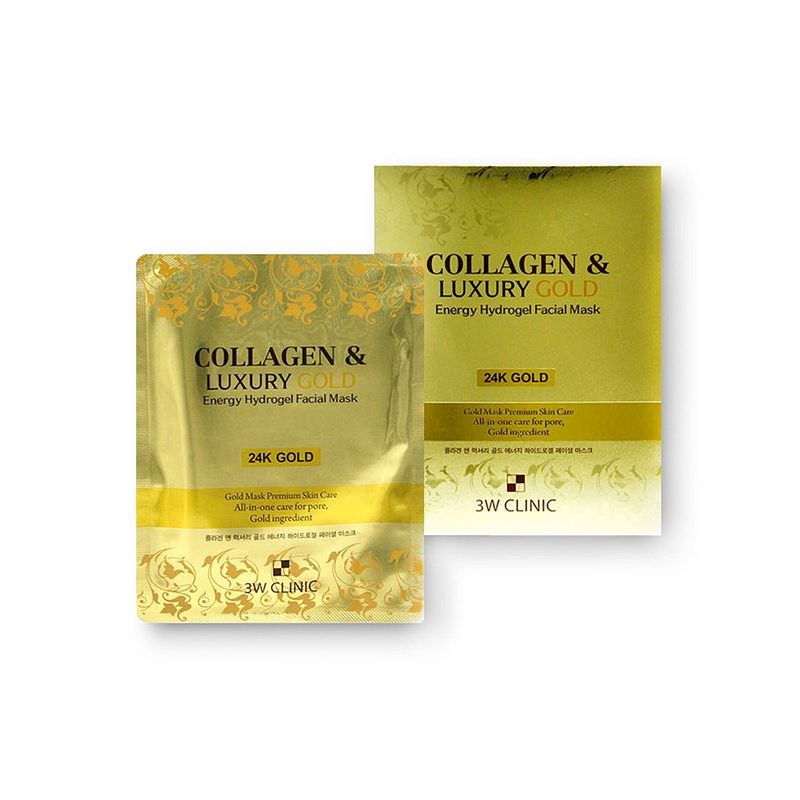 3W Collagen & Luxury Gold Hydrogel Mask