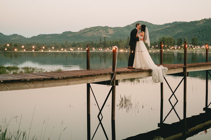 Beautiful Grand Pend Oreille Wedding
