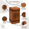 Personalized Wooden Memorial Urn Box