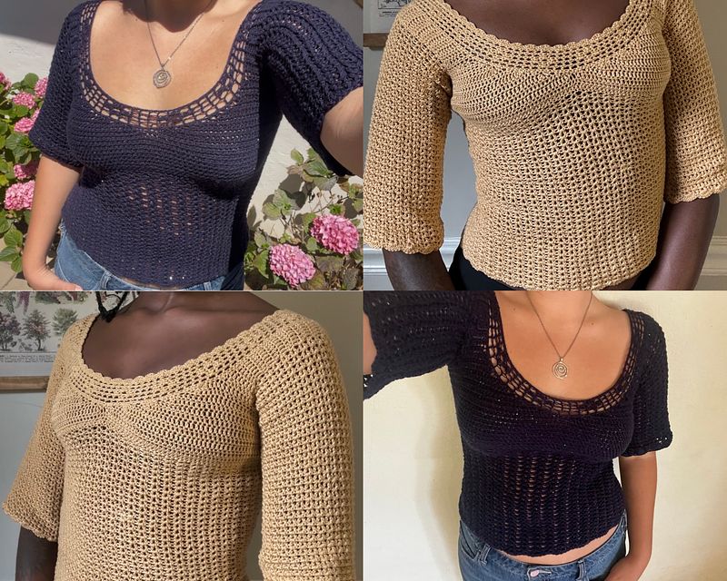Zena Top PDF Crochet Pattern