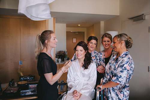 Bride Getting Ready