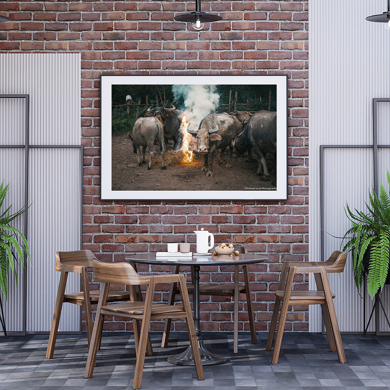 COLLECTION - GIANTS OF THE LAND HORIZONTAL - "Around the Fire" - LIMITED EDITION 10 of 10