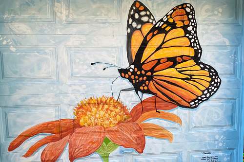 2024 Private Mural - Monarch Butterfly