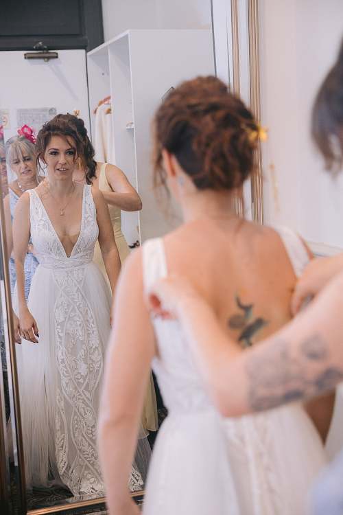 Bride Getting Ready