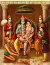 Shri Ram Panchayatan by Raja Ravi Verma