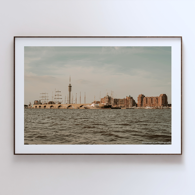 COLLECTION - URBAN GEOMETRY HORIZONTAL - "City on the Water" - LIMITED EDITION 10 of 10