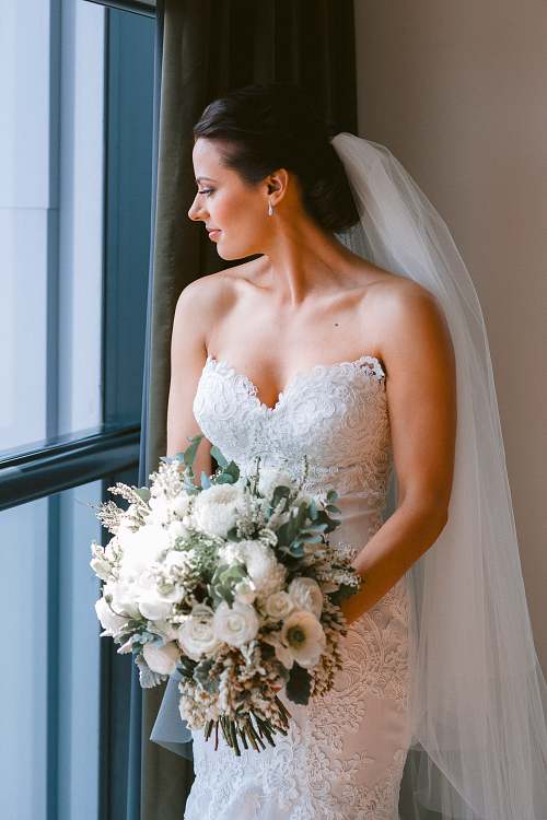 Bride Getting Ready