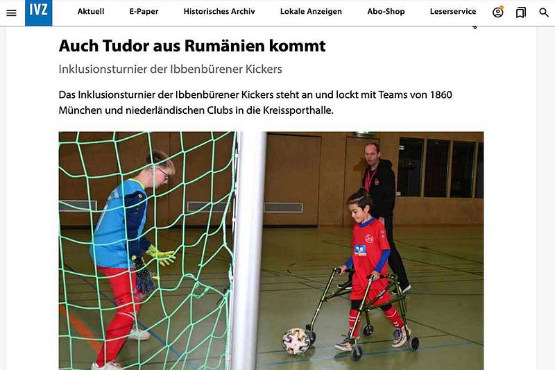 Inklusionsturnier der Ibb-Kickers: Team von 1860 München dabei