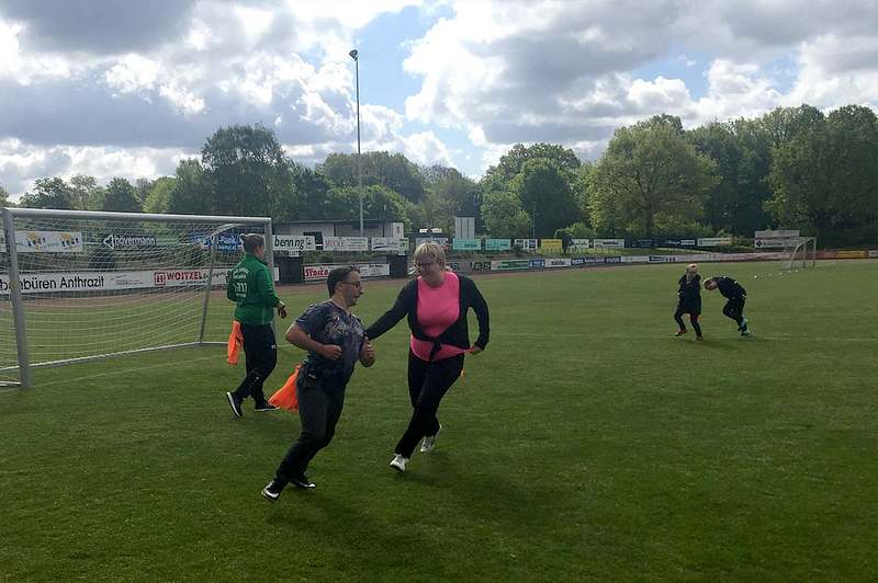 Erfolgreicher Start und strahlende Gesichter beim ersten Training