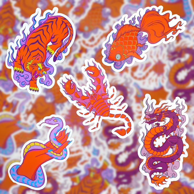 Vinyl sticker - 5 PACK
