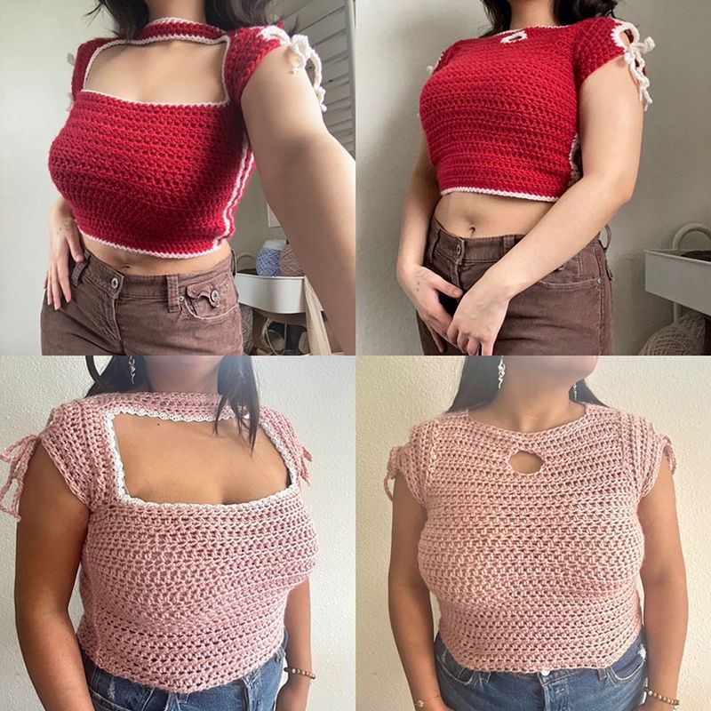 Quiet Moon Top- PDF crochet pattern