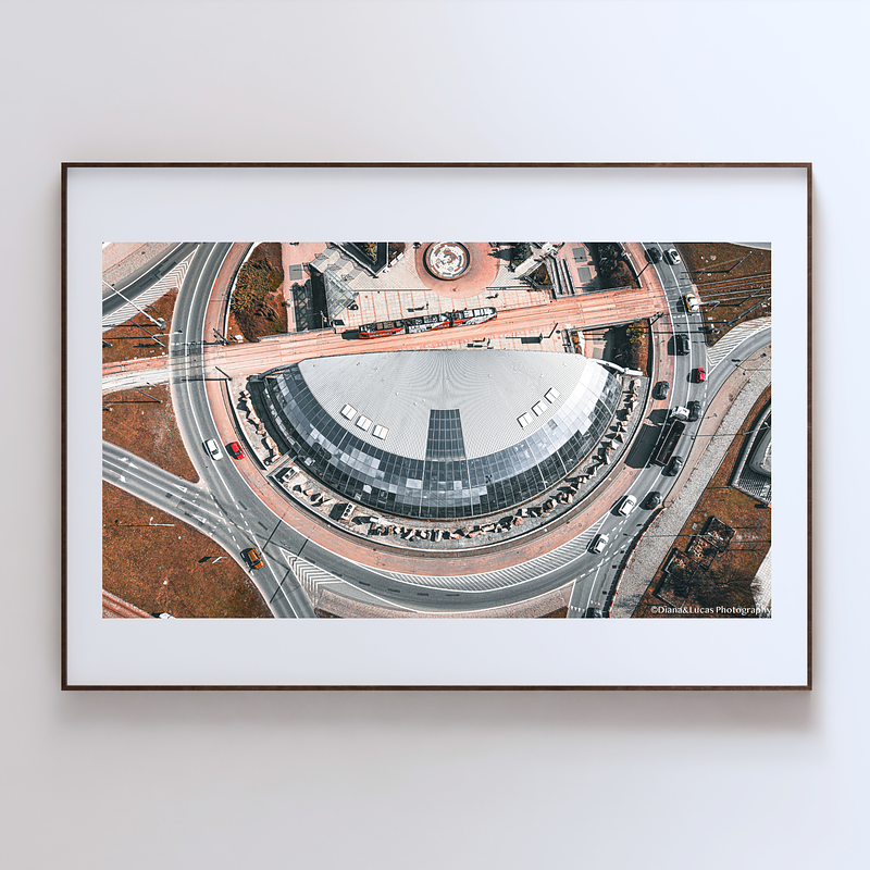 COLLECTION - FROM ABOVE HORIZONTAL - "The Round One" - LIMITED EDITION 10 of 10
