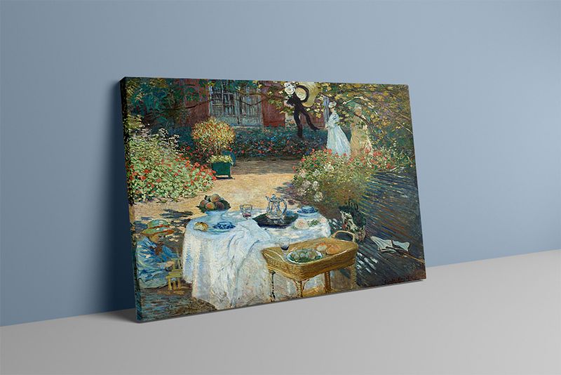 The Luncheon: A Peaceful Afternoon in the Garden by Claude Monet