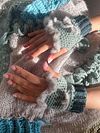 Delilah Fingerless Gloves~ Crochet PDF Pattern