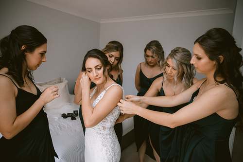 Bride Getting Ready