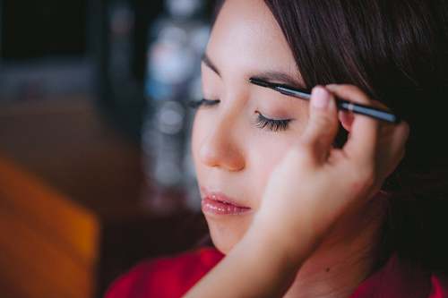 Bride Getting Ready