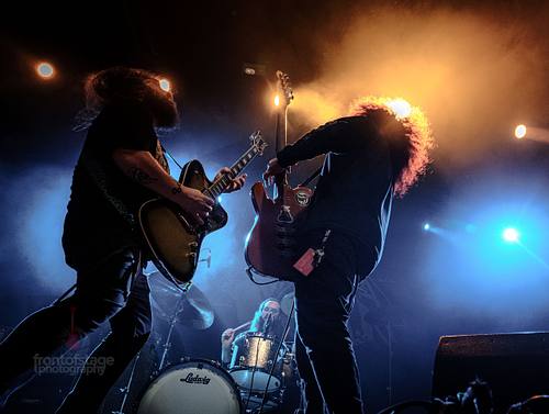 Die norwegische Tundra-Rock-Band SLOMOSA in Huxleys Neue Welt in Berlin