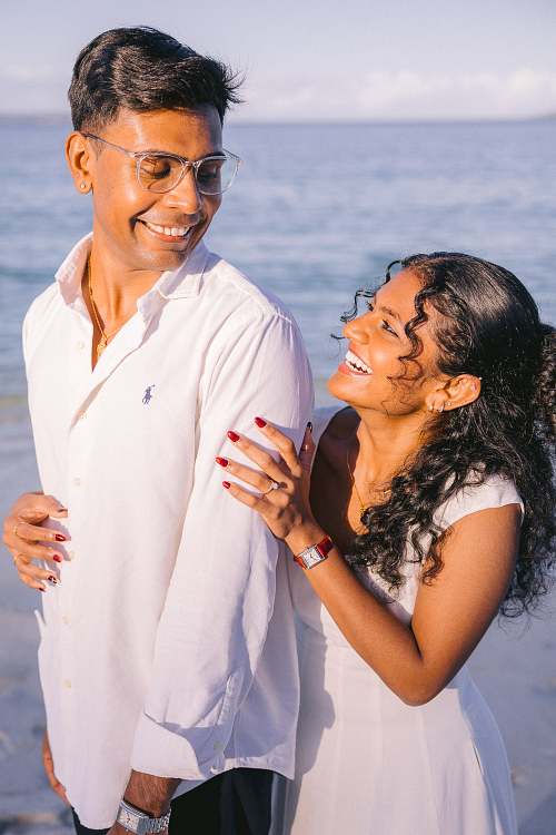 Engagement Portraits at Chinamans Beach Jervis Bay
