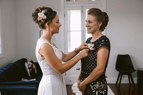 Bride Getting Ready