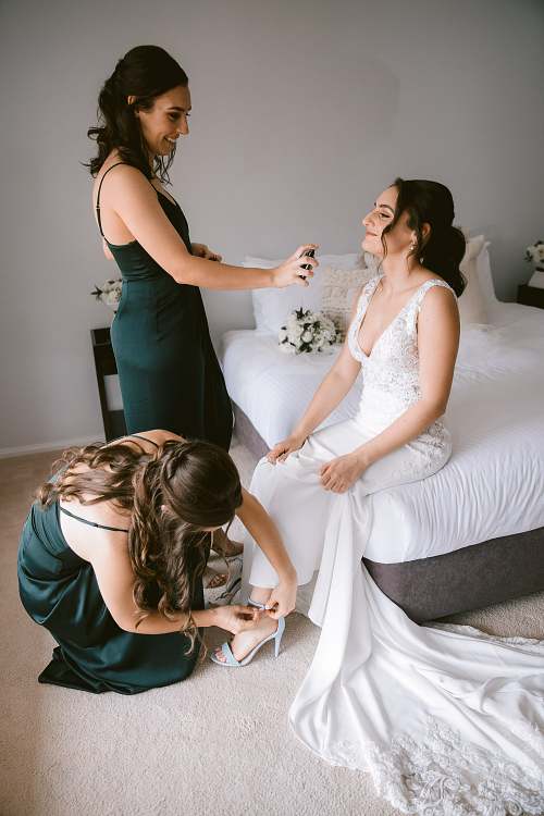 Bride Getting Ready