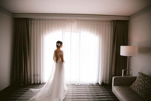Bride Getting Ready