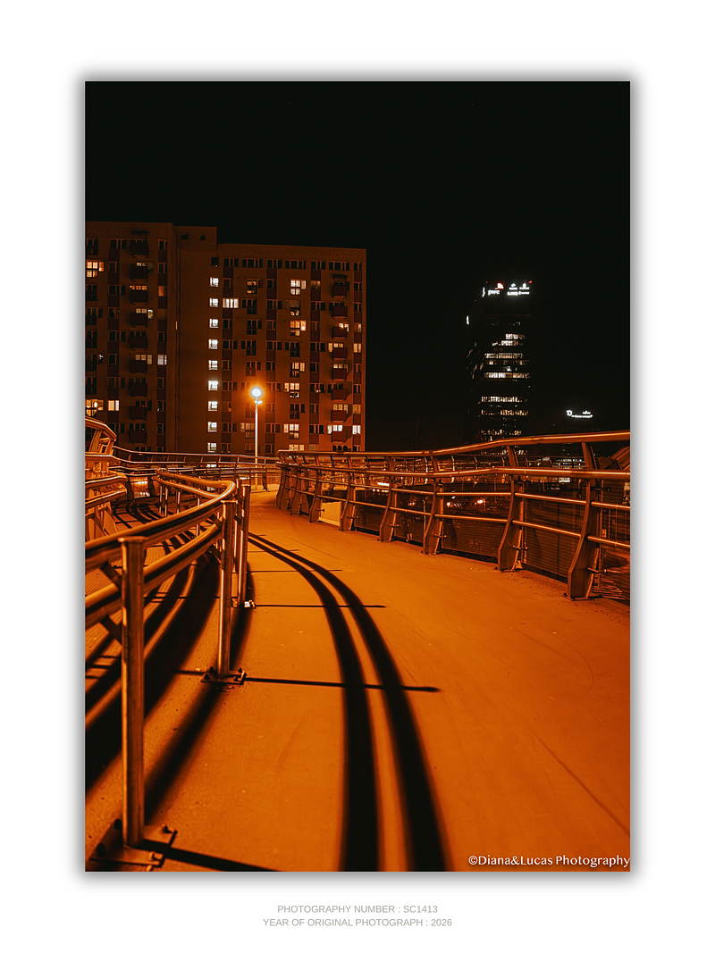 COLLECTION - URBAN GEOMETRY VERTICAL - "Shadow Rails" - LIMITED EDITION 10 of 10