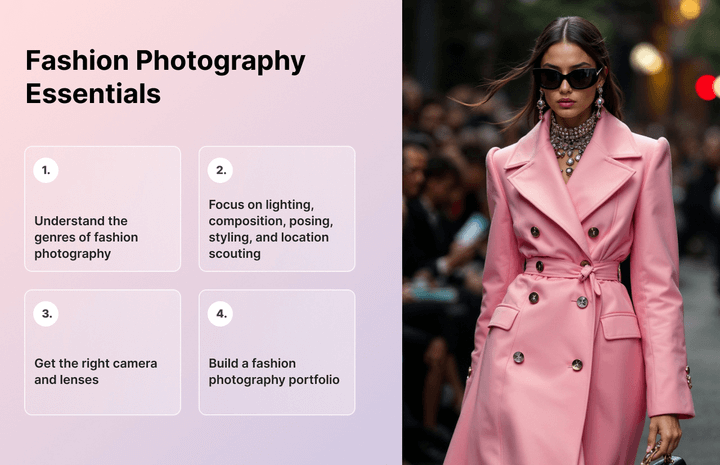 Fashion photography essentials